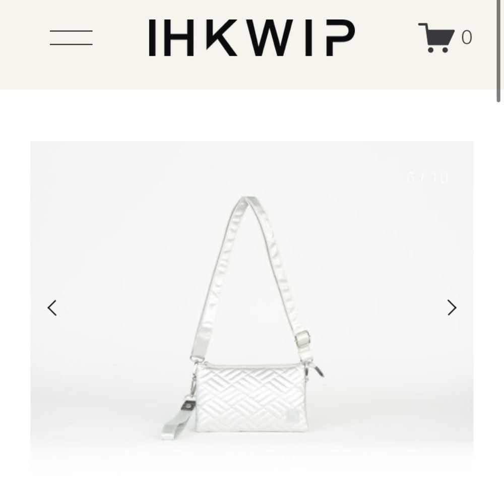 IHKWIP Quilted Crossbody with wristlet strap-NWT